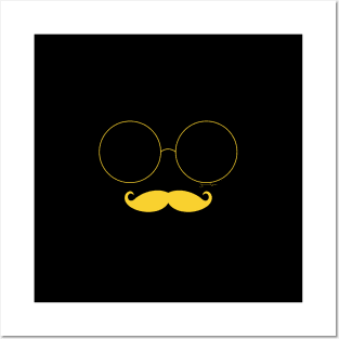 Glasses Mustachio VI Posters and Art